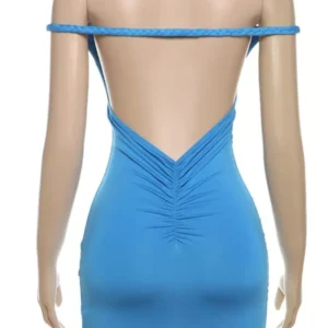 Joskaa Sexy Backless Body-Shaping Mini Dress Women Summer Trend Wrap Chest Sleeveless Birthday Dresses Party Nightclub Outfits - Image 5