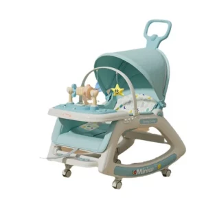 Baby Rocking Chair, Baby Cradle Bed, Newborn Baby Soother Chair Rocking Chair, Multifunctional Coaxing ‌Honey Artifacts - Image 6