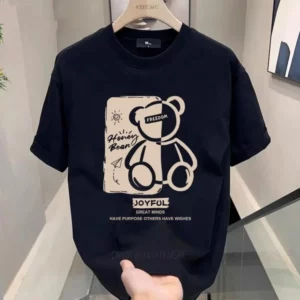 Hot Sale Luxury Brand Summer Handsome Men's Pure Cotton Round Neck Short Sleeve T-shirt for Men Short Sleeve Loose Tops - Image 1