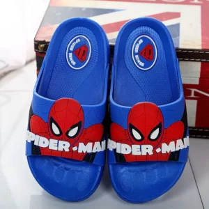 Disney Children's Slippers Summer Boys Indoor Thick Bottom Bath Soft Anti-skid Sandals Carton Boys Flip-flops Outside Blue Shoes - Image 6