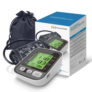 JianYouCare Digital LCD arm tensiometers Blood Pressure Monitor Heart rate Meter Large Cuff Sphygmomanometer Portable Tonometer - Image 6