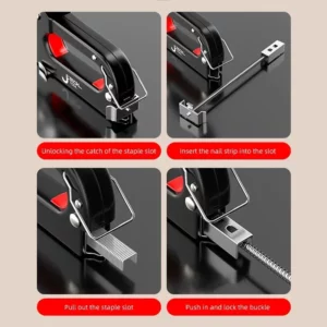 DIY Furniture Construction Stapler Upholstery Staple Gun 3 In 1 Nail Gun Home Decor Carpentry Tools - Image 4