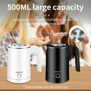 Houselin Small Electric Kettles Tea Coffee 0.5L - Image 2