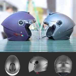 Electric Vehicle Helmet Female Battery Motorcycle Winter Warmth Safety Helmet All-season Universal for Men and Women - Image 2