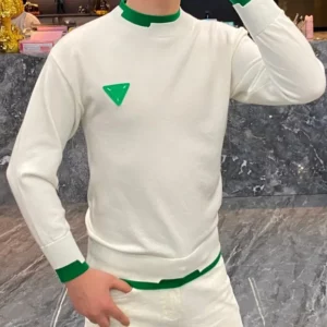 Autumn/Winter Casual Men's Sweater Long Sleeve Pullovers Fashion Contrast Crew Neck Sweatshirt Streetwear Men Clothing M-4XL - Image 6