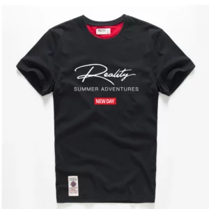 Men's T-shirt Cotton White Blue T Shirt Men Autumn Summer Causal O-neck Basic Tshirt Male High Quality Classical Tops Designer - Image 5