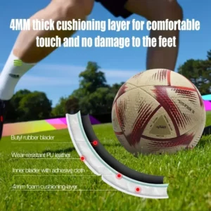 High Quality Soccer Balls Official Size 5 PU Material Seamless Goal Team Outdoor Match Game Football Training Ballon De Foot - Image 2