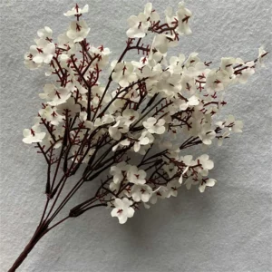 Artificial Flowers Cherry Blossoms Baby's Breath Gypsophila Fake Flowers DIY Wedding Home Vase Decoration Faux Flowers Branch - Image 5