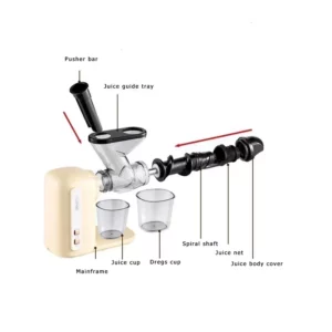 Juicer new home juicer juice residue separation fruits and vegetables celery green juice small automatic slow grinder - Image 4
