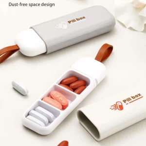 7 Days Fashion Portable Nordic Style Pill Box Tablet Pillbox Dispenser Medicine Boxes 3 Grids Dispensing Storage Kit Organizer - Image 2