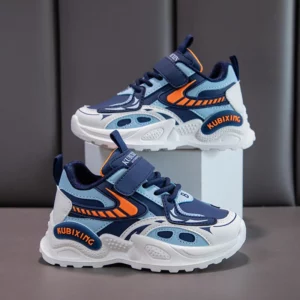 Fashion Girls Shoes Children Trainers 2024 New Luxury Cute Platform Kids Shoes Fashion Leather School Chunky Sneaker for Girls - Image 5