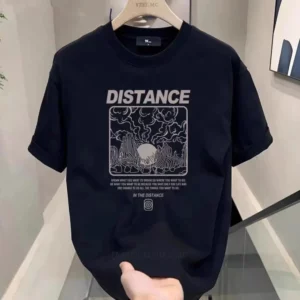 Hot Sale Luxury Brand Summer Handsome Men's Pure Cotton Round Neck Short Sleeve T-shirt for Men Short Sleeve Loose Tops - Image 3