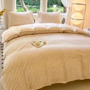 Kawaii Bear Printed Bed Set Floral Duvet Cover Pillowcase Bedding Set Cute Dog Bed Linen Sheet Quilt Cover Full Queen King Size - Image 4