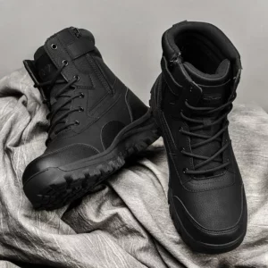 Men's Waterproof Leather Hiking Work Boots Man sneakers Non-Slip Lightweight Breathable Non-Slip Desert Boots shoes for men - Image 3