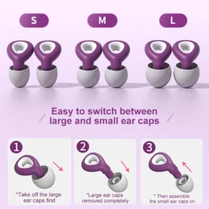 1 Set Ear Plugs For Sleeping Tapones Para Dormir Noise Reduction Waterproof Swimming Ear Plug Protection Oordopjes Earplugs Set - Image 6