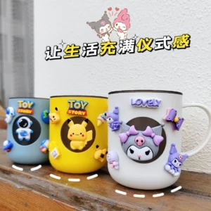 Pokemon Toothbrush Cup Pikachu My Melody Kawaii Cartoon Cinnamoroll Cute Anime Kuromi Plastic Toothpaste Toiletries Cup - Image 2