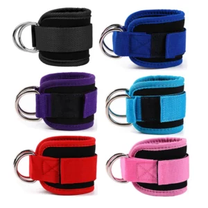 Cable Ankle Straps Double D-Ring Ankle Cuffs For Gym Workouts Glutes Legs Strength Training Brace Support Sport Safety Abductors - Image 3