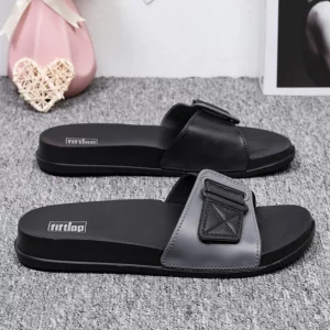 Women's Platform Slip on Slippers Summer Female Casual Beach Shoes Open Toe Soft Sole Non-slip Bathroom Slides Shoes for Women - Image 4