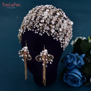 YouLaPan Bride Forehead Headband Sparkling Rhinestone Headpieces For Wedding Women Prom Party Head Jewelry Accessories HP599 - Image 4