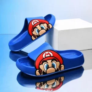 Super Mario Cartoon Animation Indoor Bath Anti-Slip Baby Parent-Child EVA Slippers Medium and Old Children Outing Sandals - Image 4