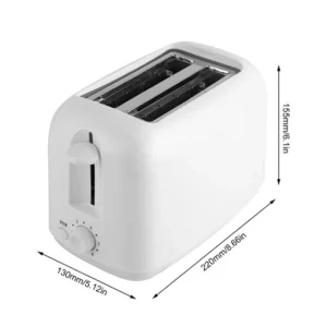 2025 Portable Mini Breakfast Toaster Automatic Removable Bread Crumb Tray Toaster 6 Modes 2 Slice Bread Maker Toaster Ding~ - Image 6