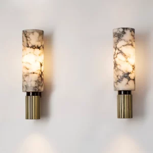 Modern Luxury Natural Marble Wall Lamp Living Room Bedside Bedroom Decoration LED Light Fixtures Vintage Sconce Home-appliance - Image 2