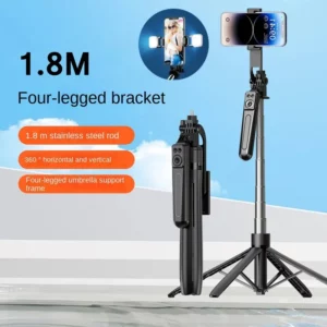 FANGTUOSI New 180cm Wireless Selfie Stick brackets with Phone Holder Tripod for Smartphone Camera Stand With Bluetooth shutter - Image 6