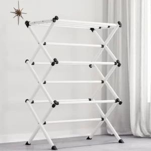 Floor Standing Clothes Rack Foldable Drying Rack Hangers For Clothes Towel Clothing Organizer Home Accessories - Image 2