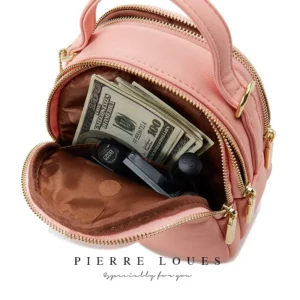 Women Mini Backpack PU Leather Soft Touch Small Backpack Multi-Function Female Ladies Shoulder Bag Purse Mochilas Mujer - Image 2