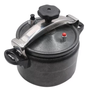 New Frosted Spray Coating Pressure Cooker 3L Black Safety Explosion-Proof Pressure Cooker Pot Outdoor Firewood Pressure Cooker - Image 4