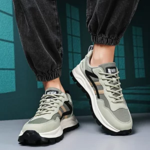 Man Trend 2024 High Quality Shoes Men's Outdoor Sneakers Breathable Running Shoes Thick Soled Mesh Sport Sneakers - Image 6