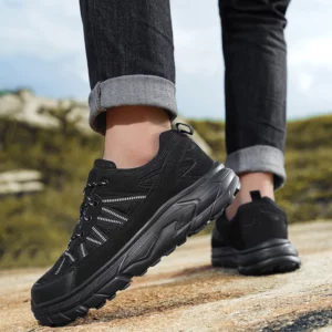 Yixin972Large Size High-Quality Lightweight Rubber Sole Four-Season Outdoor Hiking Climbing Shoes（Video） - Image 6