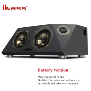 300W High-power Desktop Wooden Bluetooth Speakers Non-Sestructive Fever-grade PC TV Mobile Phone Home Theater Active Aubwoofer - Image 4