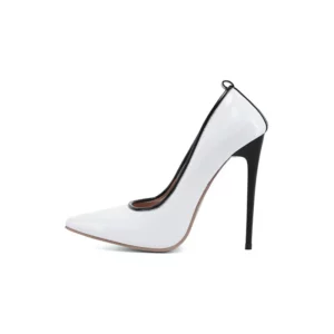 ORCHA LISA Women Pumps 2021 New Pointed Toe 12.5cm High Thin Heels Patent Leather Sexy Size 47 Date Office Summer C2229 - Image 4