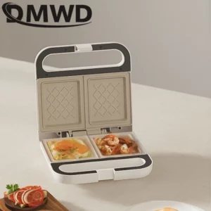 Electric Panini Sandwich Machine Multifunction Baking Pan Light Food Breakfast Maker Waffle Bread Toaster Omelette Steak Grill - Image 5