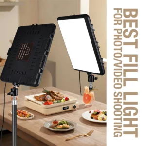 High Power 352 Led Video Light 2800K-7000K Panel Light Studio Fill Lamp Photography Lighting Photo w Light Stand for Live Stream - Image 1