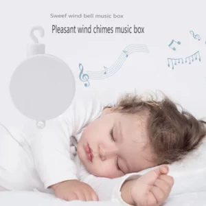 Baby Crib Mobile Bed Bell Rattle Toys 360° Carousel Bracket Stuffed Plush Animals Toys Coax a Newborn Baby Bed Bell Hanging Toys - Image 3