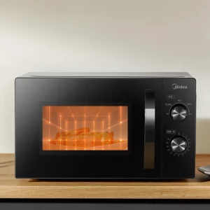 Household microwave oven. Mechanical version. Small. Sterilization. Multi-function. Turntable. Knob. - Image 2