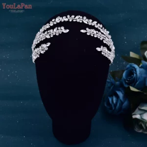 YouLaPan HP496 Rhinestone Bridal Headband Woman Headpiece Wedding Hair Accessories Bride Tiara Pageant Headdresses Wedding Tiara - Image 4