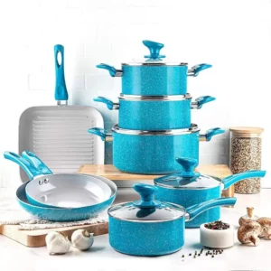 blue sky cooking pots and pans ceramics cookware set pan set - Image 4