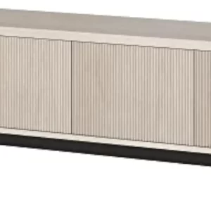 Henn&Hart Whitman TV Stand, 70" Wide, White - Image 3