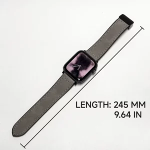 Strap for Apple watch band 44mm 42mm 45mm 49mm 41mm 40mm 46mm Leather+Silicone bracelet for iWatch Series 10 9 ultra 8 7 6 SE - Image 4