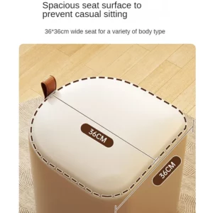 Makeup stool Nordic style simple bench door shoe stool dressing stools leather pier living room sofa stools dressing table stool - Image 4