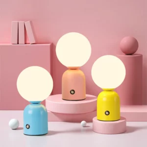 Nordic Led USB Multi-color Table Lamp Touch Rechargeable Dimming For Home Bedroom Bedside Bar Coffee LED Decorative Table Light - Image 4