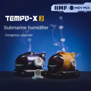 Hey Mix Follow Music Diffuser Smoke Ring Humidifier Submarine Colorful Atmosphere LED Light 250ml Capacity Mist Maker For Home - Image 3