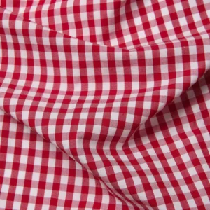 Mens Red Small Plaid Shirts Summer Short Sleeve Cotton Dress Shirts Business Casual Button Down Chemise Homme Camisa Masculina - Image 6