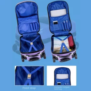 18 Inch 3D Cartoon Car Suitcase Can Sit and Ride on Luggage Kids Trolley Case Travel Suitcase - Image 5