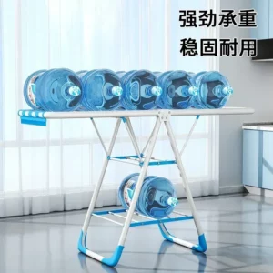 Carbon Steel Clothes Drying Rack, Floor Folding, Household Clothes Drying Pole, Balcony, Simple Rack - Image 5
