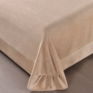4kg Thickened Warm Rabbit Plush Four-piece Set Sheets, Duvet Covers, Pillowcases, Double-sided Suede Cover Set,Duvet Cover Set - Image 4