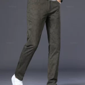 High Quality Brand Clothing Classics Plaid Casual Pants Men 98%Cotton Retro Business Banquet Check Trousers Male Plus Size 40 42 - Image 6